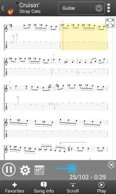 GuitarTab - Tabs and chords android App screenshot 9