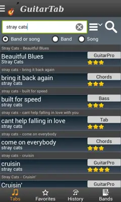 GuitarTab - Tabs and chords android App screenshot 10