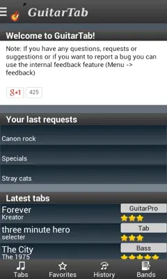 GuitarTab - Tabs and chords android App screenshot 11