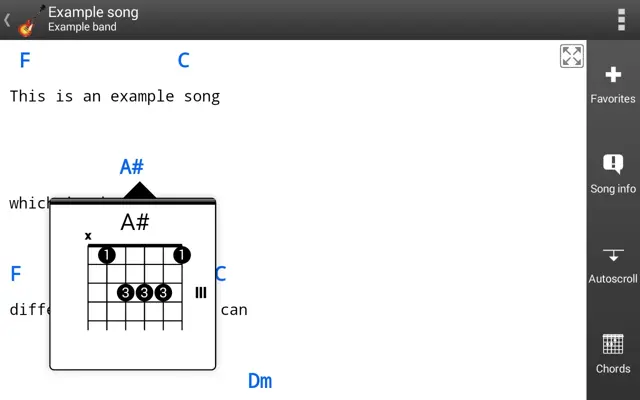 GuitarTab - Tabs and chords android App screenshot 2