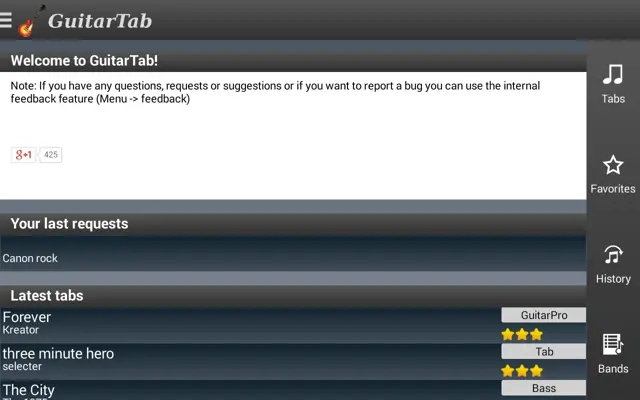 GuitarTab - Tabs and chords android App screenshot 5