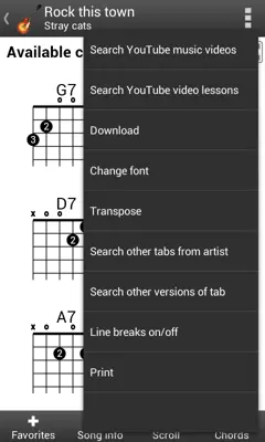 GuitarTab - Tabs and chords android App screenshot 6